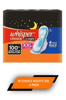 Whisper Choice Nights Xxl 6pads